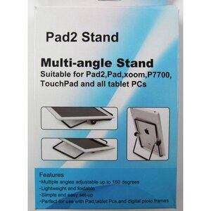 Tablet Stand Universal Foldable Metal Tablet Holder Portable Desktop Stand